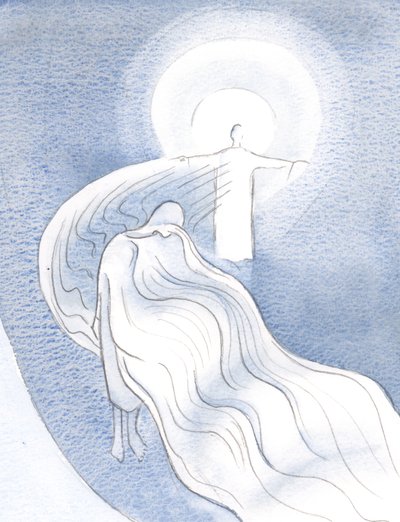 Wenn eine Seele demütig ist, kann die Gnade Christi durch diese Seele zu anderen fließen, als ob durch Gaze, ungehindert. von Elizabeth Wang