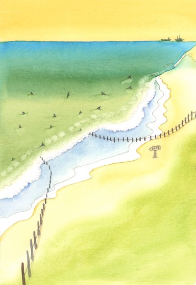 Wenn wir eine Person in Gefahr führen, sind wir für ihre Verletzungen verantwortlich, sei es am Strand, durch das Veröffentlichen schlechter Bücher oder in jedem anderen Lebensbereich von Elizabeth Wang