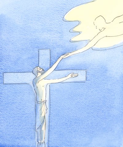 Es war auf Golgatha, dass Christus eine Brücke baute, durch die alle, die zu ihm kommen, den Himmel erreichen können; und es ist in der Messe, dass wir Golgatha finden von Elizabeth Wang