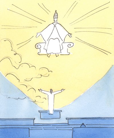 Jesus, unser Gott und Retter, betet mit uns und für uns bei jeder Messe, egal welche 