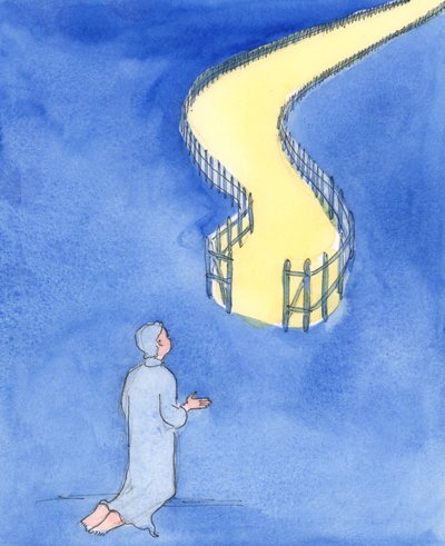 Jesus sagte, dass es ein schmaler Weg ist, der zum Leben führt, und ein harter Weg von Elizabeth Wang