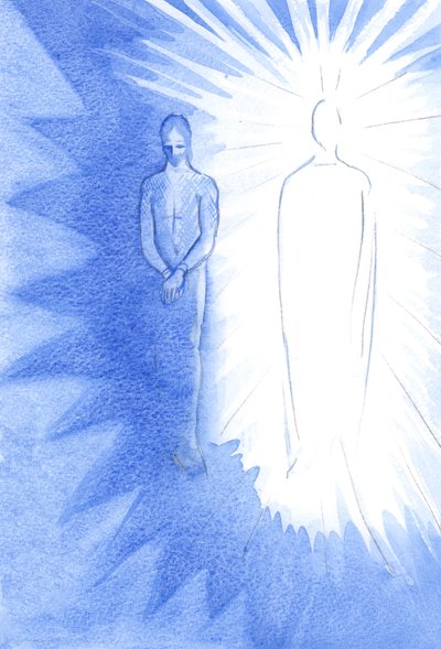 Denke an zwei Dinge über Christus; in seinem Körper litt und starb er für dich; auferstanden und jetzt lebendig, sehnt er sich danach, dich zu führen und zu nähren von Elizabeth Wang