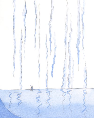 Unser Gott ist wie ein loderndes Feuer. In dieses Leben und Licht hoffen wir einzutreten. Christus führt uns zu dieser Vollkommenheit, 2002 von Elizabeth Wang