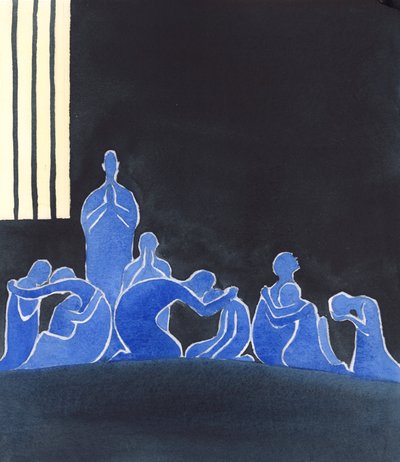 Die Heiligen Seelen haben nur einander zur Gesellschaft: solch traurige Gesellschaft, während sie weinen und die Zeiten beklagen, die sie auf Erden verschwendet haben, als sie mehr Liebe für Gott oder ihren Nächsten hätten zeigen können oder schneller hätt von Elizabeth Wang
