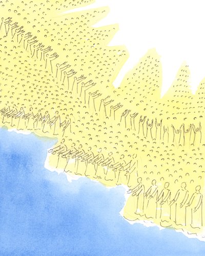 Die Heiligen im Himmel sind gut positioniert, um sich an Gott zu wenden und für uns zu beten, die wir noch nach Heiligkeit streben von Elizabeth Wang