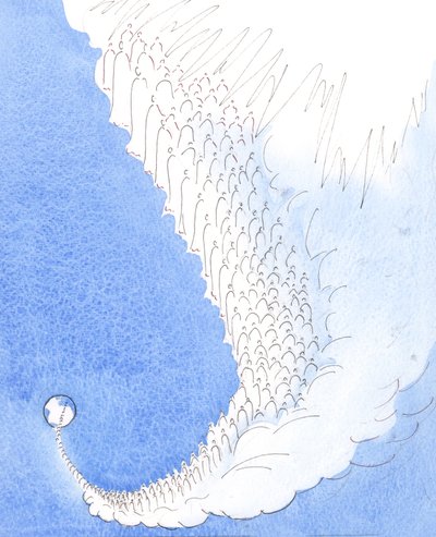 Die Heiligen des Himmels sind sich des Problems der Sünde bewusst, 2005 von Elizabeth Wang