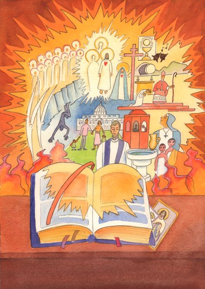 Der gesamte katholische Glaube ist im Messbuch enthalten und wird in der Liturgie gefeiert von Elizabeth Wang
