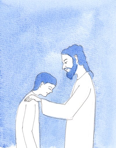 Durch die Taufe wird eine Person in eine besondere Beziehung zu Christus gebracht, 2004 von Elizabeth Wang