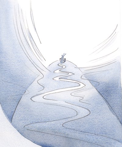 Durch das Opfer Christi erreichen wir den Gipfel unseres Lebens in einem Gebet vor dem Himmel. von Elizabeth Wang
