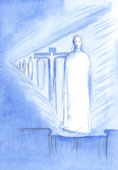 Wir können Christus im Allerheiligsten Sakrament auf dem Altar begegnen; in Seiner Person und Seiner Gegenwart können wir jede Phase des Lebens Christi berühren von Elizabeth Wang
