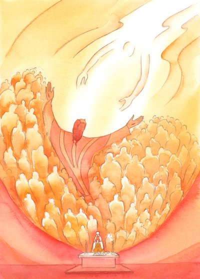 Wir haben eine erstaunliche Macht, wenn wir mit Jesus im Heiligen Opfer der Messe beten, 2004 von Elizabeth Wang