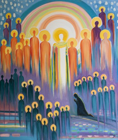 Wenn wir bei der Messe beten, sind wir mit Christus in Herrlichkeit und mit der Versammlung seiner Heiligen und den Seelen des Fegefeuers vereint von Elizabeth Wang