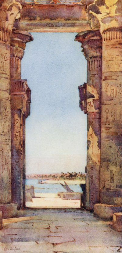 Der Große Tempel, Kom Ombo von Ella Du Cane