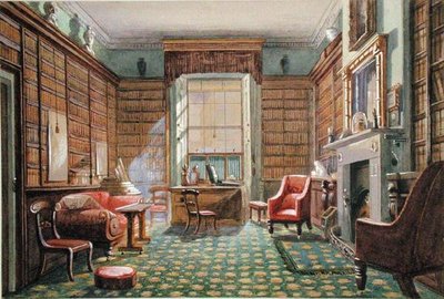 Die Beratungsräume von Nr. 2 Rodney Street, Liverpool, ca. 1830 von Ellen Bickerstaffe