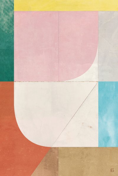 Gedämpfte geometrische Formen von Ellen Greup