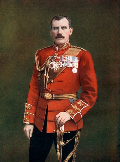Generalmajor Hector Archibald MacDonald, britischer Soldat, 1902 von Elliott and Fry