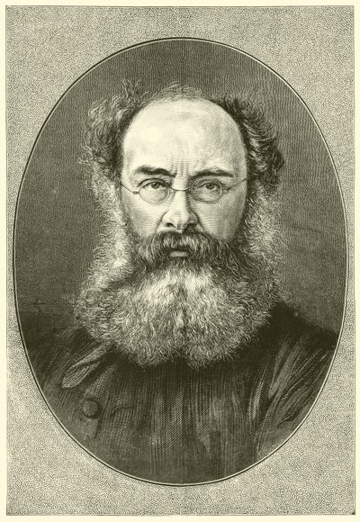 Porträt von Anthony Trollope von Elliott und Fry Studio