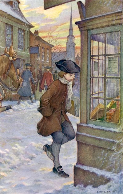 Ich war damit beschäftigt, die Papiere durch die Straßen zu den Kunden zu tragen von Elmer Boyd Smith