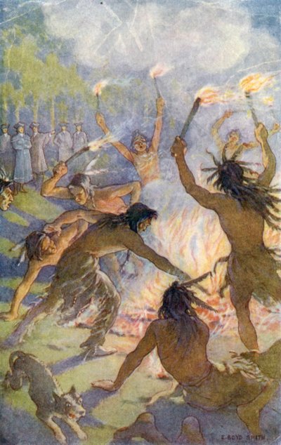 Am Abend, als sie ein großes Geräusch unter ihnen hörten, gingen die Kommissare hinaus, um zu sehen, was los war von Elmer Boyd Smith