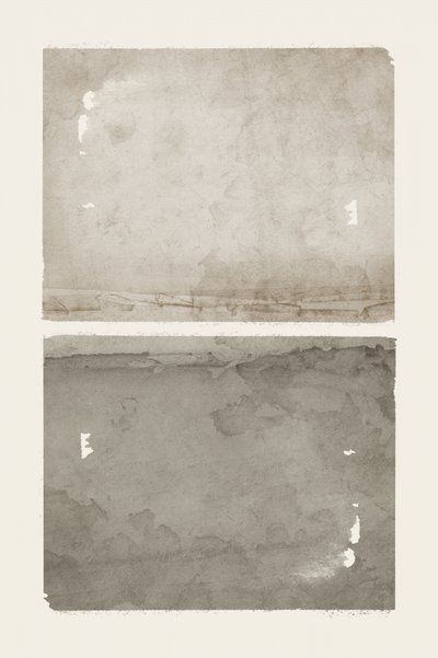 Abstrakter Horizont Sepia von Ema Paraschiv