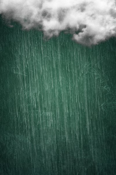 Grüne Regenwolke von Ema Paraschiv
