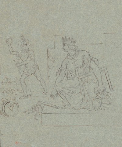 Politische Karikatur über den Amerikanischen Bürgerkrieg, ca. 1860 von Emanuel Gottlieb Leutze