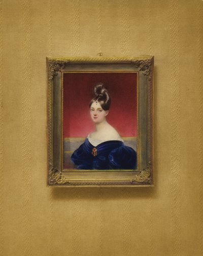 Porträt von Prinzessin Louise Amelie von Baden von Emanuel Thomas Peter