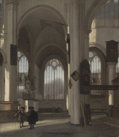 Innenraum einer Kirche, um 1680 von Emanuel de Witte