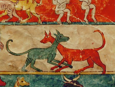 Zwei Hunde von Emeterio the Monk