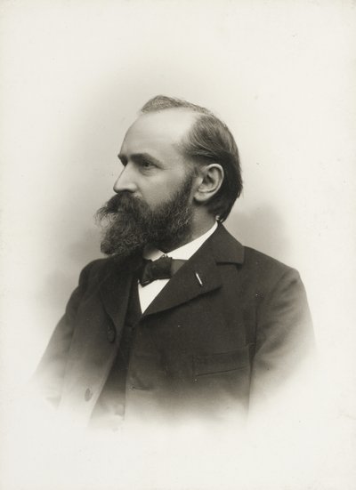 Porträt des Komponisten und Organisten Otto Malling 1848-1915, um 1900 von Emil Hohlenberg