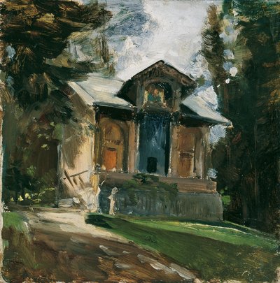 Das Atelier des Malers Heinrich von Angeli in der Reichenau von Emil Jakob Schindler