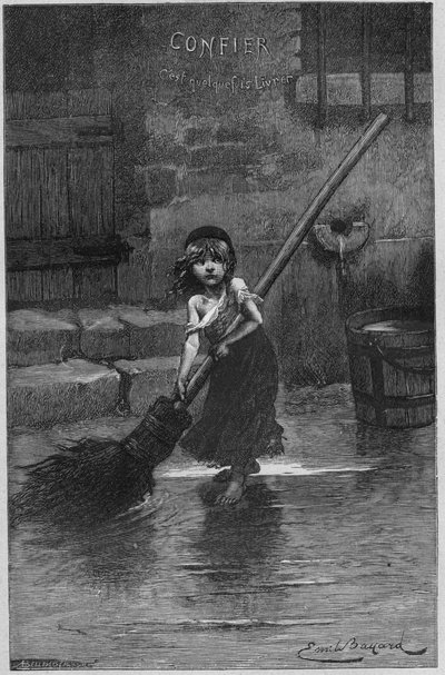 Cosette, Illustration aus 