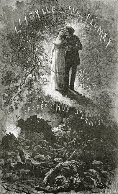 Marius und Cosette, 19. Jahrhundert von Emile Antoine Bayard