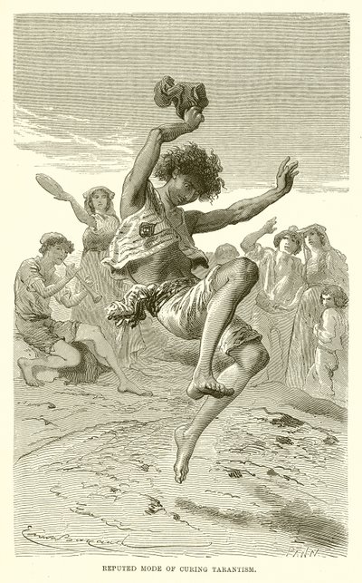 Angebliche Heilungsmethode des Tarantismus von Emile Antoine Bayard