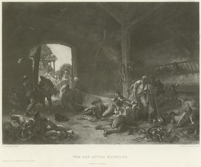 Der Tag nach Waterloo von Emile Antoine Bayard