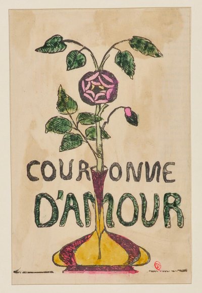 Krone der Liebe [Probe b] von Emile Bernard