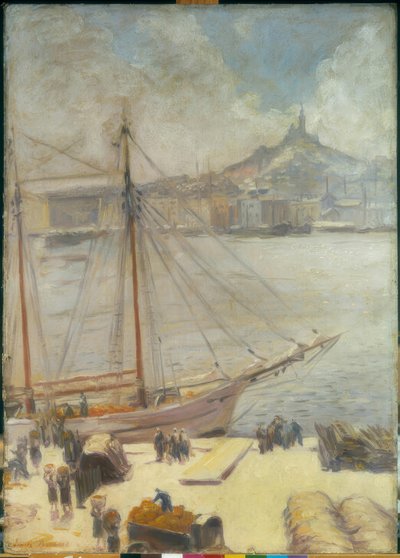 Marseille, der Kai von Emile Bernard