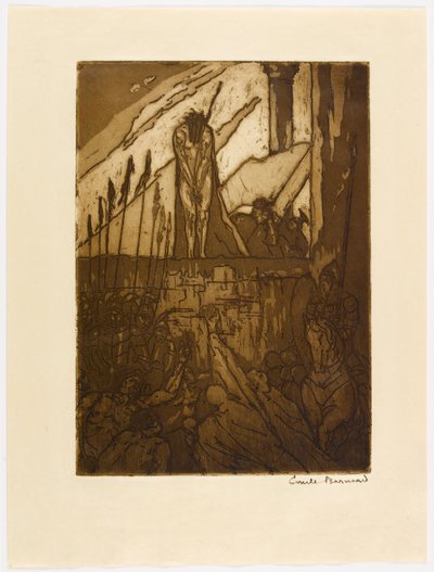 Nr. 40 – « Christus mit Dornenkrone und in Scharlach gekleidet » von Emile Bernard