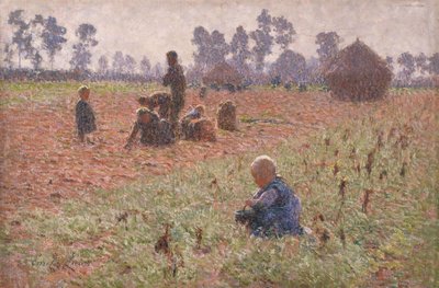 Korn sammeln von Emile Claus