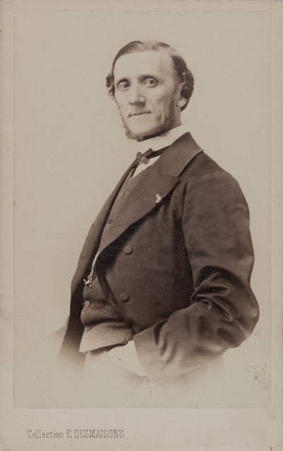 Porträt des Pianisten und Komponisten Jean-Henri Ravina, 1818-1906 von Emile Desmaisons