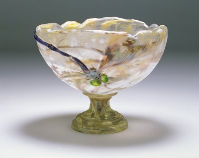 Marqueterie intercalaire graviert, angewendet und überlagert Coupe von Emile Galle