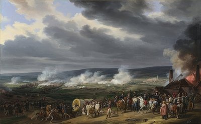 Die Schlacht von Jemappes von Emile Jean Horace Vernet