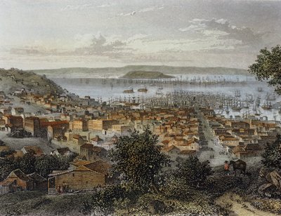 Ansicht von San Francisco, Kalifornien, USA (Gravur) von Emile Rouargue