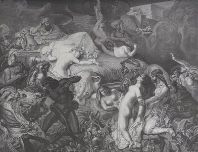 Sardanapale, aus Le Monde Illustré von Emile Thomas