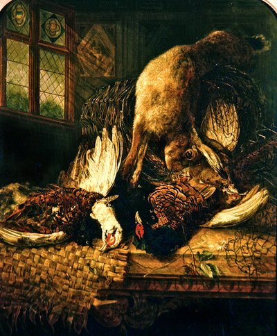 Stillleben mit Fasanen und Hase, ca. 1860 von Emily Stannard