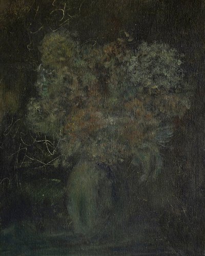 Dunkles Blumenstillleben von Emily Tingey