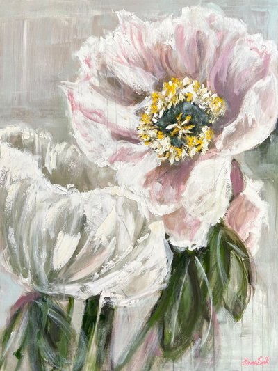 Weiche rosa Pfingstrosen von Emma Bell