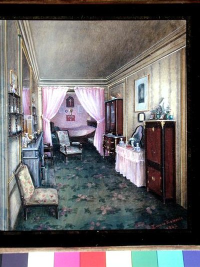 Schlafzimmer im Hotel Rainbeaux, Paris von Emma Roberts