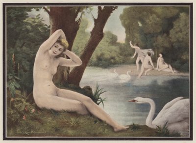 Leda, spartanische Prinzessin aus der griechischen Mythologie von Emmanuel Benner