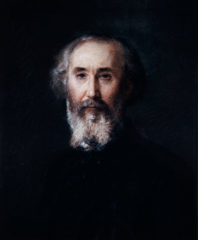 Selbstporträt des Künstlers Emmanuel Lansyer, 19. Jahrhundert von Emmanuel Lansyer